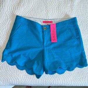 Lilly Pulitzer Buttercup Short~ cumulus blue size 2